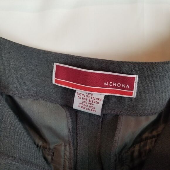 MERONA A-LINE SKIRT, MEDIUM GRAY. SIZE 8. - Picture 12 of 12